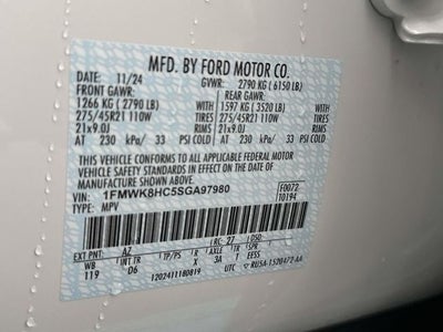 2025 Ford Explorer Platinum