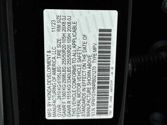 2024 Honda Pilot Elite