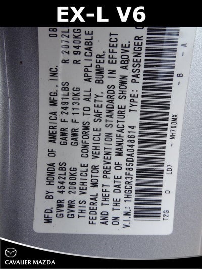 2013 Honda Accord EX-L