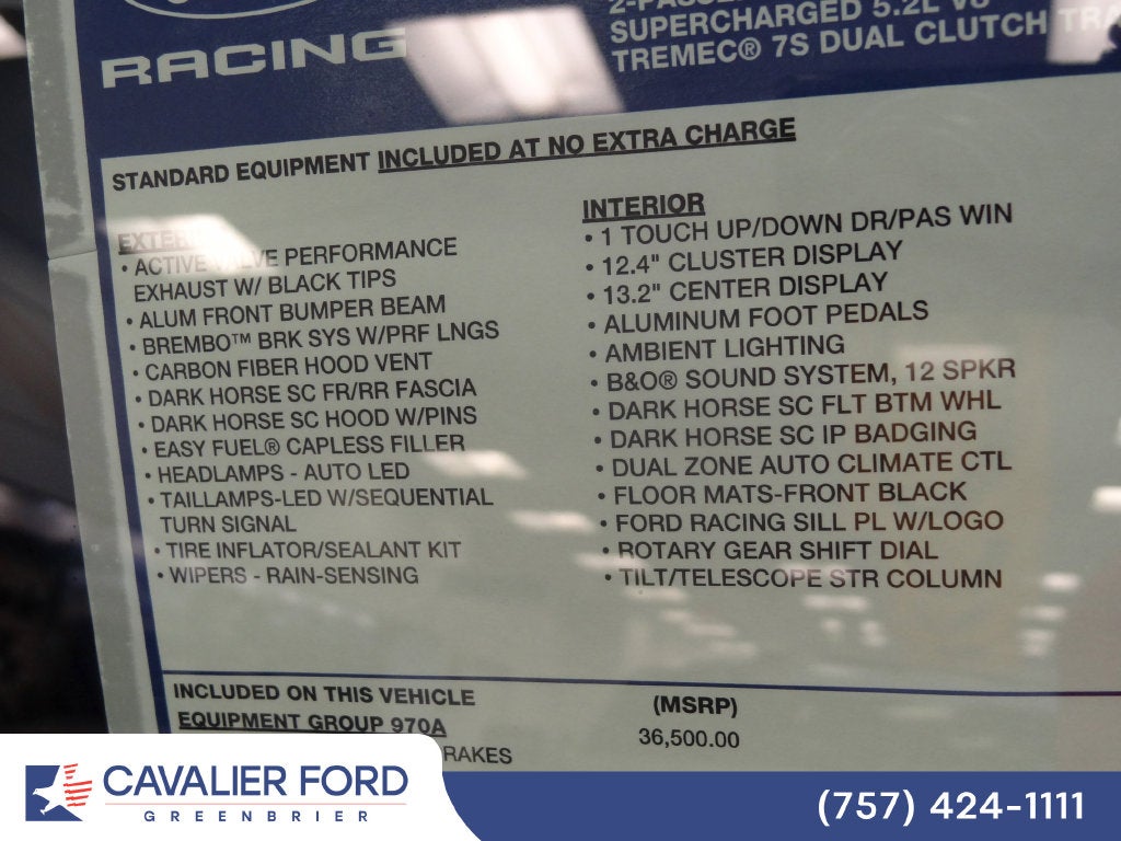 2026 Ford Mustang Dark Horse® SC