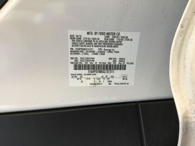 2016 Ford Taurus SEL
