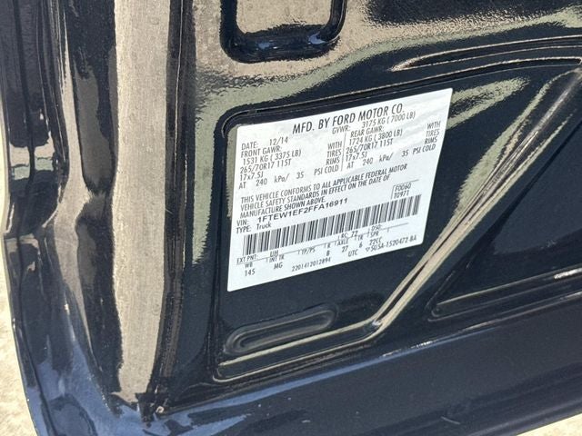 2015 Ford F-150 XLT